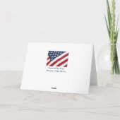 Merci pour la carte de voeux des forces armées (Dos)