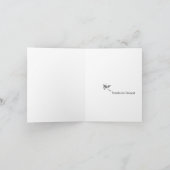 Merci pour la carte Dinner Card (Intérieur)