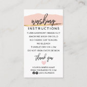 Merci pour la commande et la carte d'instructions  (Dos)