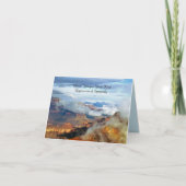 Merci pour la Sympathie, Carte de notes Canyon Nua (Devant)