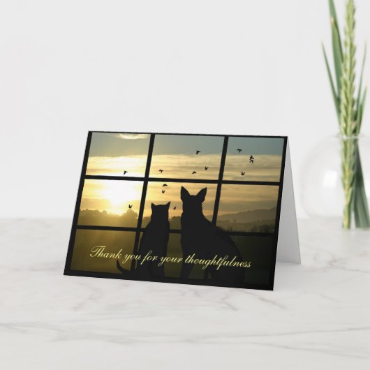 Merci pour la sympathie, les cartes de réflexion (Devant)