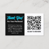 Merci pour l'achat d'un boîtier de carte de code Q (Devant)