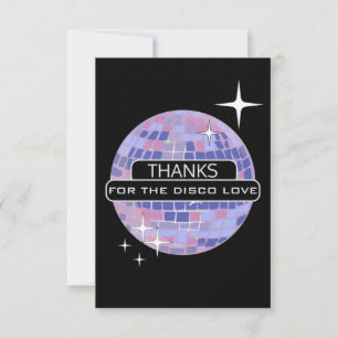 MERCI Pour l'Amour Disco Balle Pastel Anniversaire