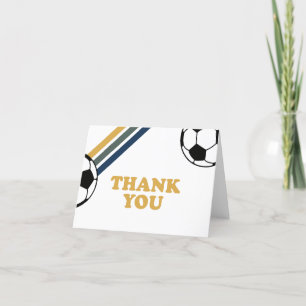 Merci pour l'anniversaire de football rétro