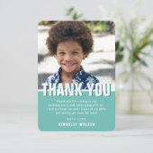 Merci pour l'anniversaire de votre enfant | Bleu s (Debout devant)