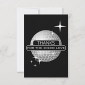 MERCI Pour le Bal Rétro d'anniversaire Disco Love (Devant)