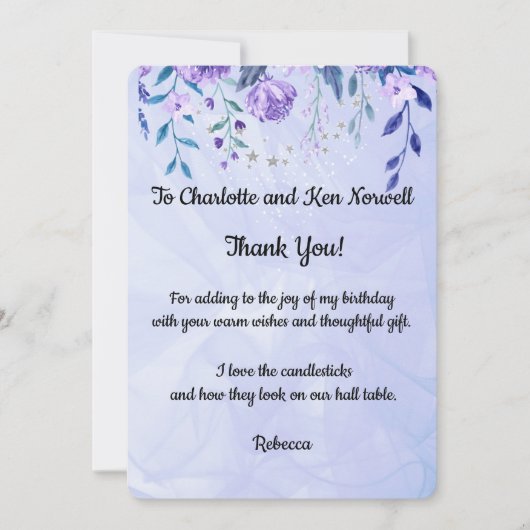 Merci pour le cadeau (Devant)