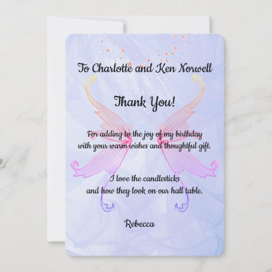 Merci pour le cadeau (Devant)