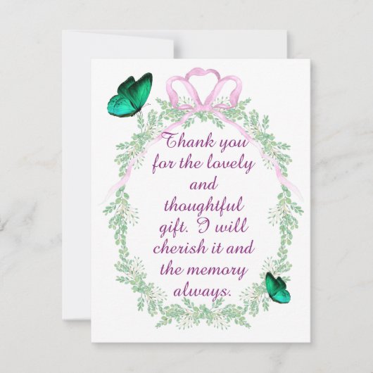 MERCI POUR LE CADEAU, CARTE (Devant)