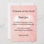 Merci pour le cadeau de mariage 2 (Devant)