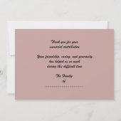 Merci pour le don, Cascades sauvages (Dos)