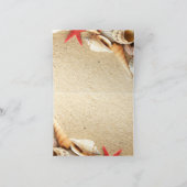 merci pour le mariage élégant océan coquillages pl (Intérieur)