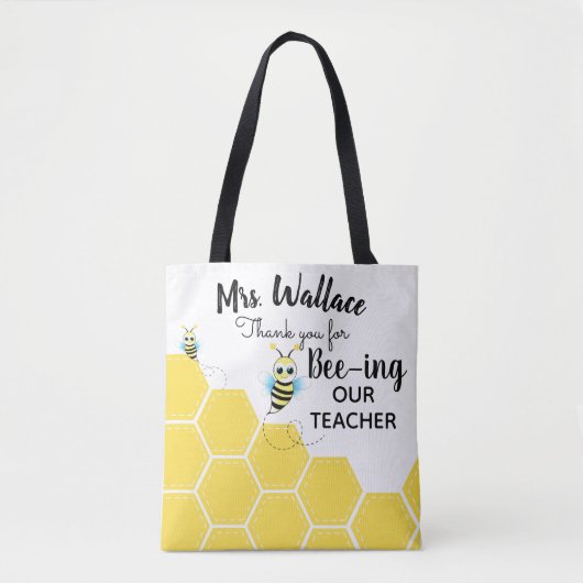 Merci pour le professeur de sac d'abeille (Devant)