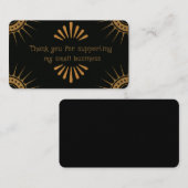 Merci pour le soutien à mes petits cartes de visit (Devant / Derrière)