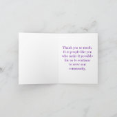 Merci pour le volontariat, Violet (Intérieur)