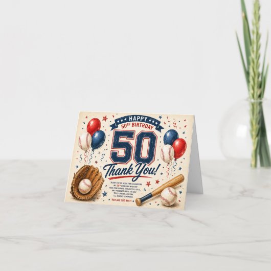 Merci pour les 50 ans de Baseball (Devant)