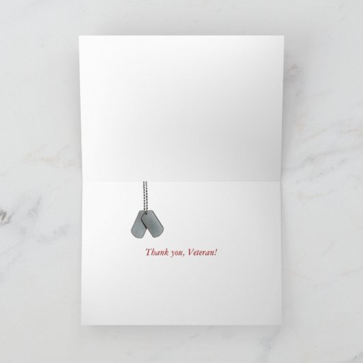 Merci pour les anciens combattants à l'occasion de (Intérieur)