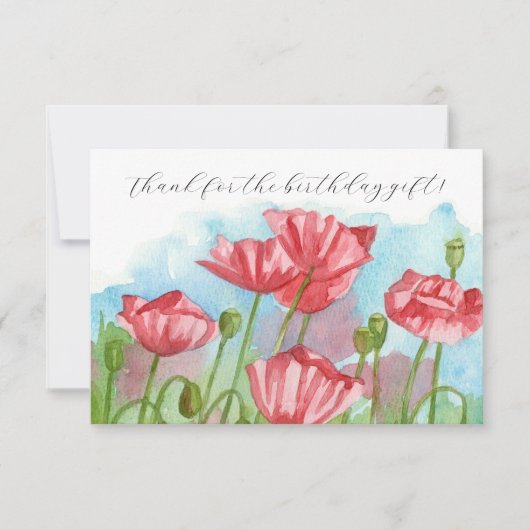 Merci Pour Les Cadeaux D'Anniversaire (Devant)