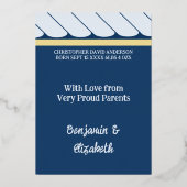 Merci pour les cadeaux pour la nouvelle carte bébé (Verso)