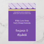 Merci pour les cadeaux pour la nouvelle carte pour (Verso)