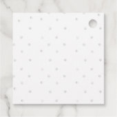 Merci pour les étiquettes Popping By Shower Favor (Dos)