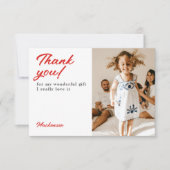 Merci pour ma carte cadeau de Noël (Devant)