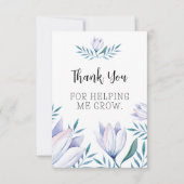 Merci Pour M'Aider À Croître (Devant)