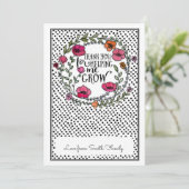 Merci pour m'aider à développer la carte cadeau po (Debout devant)