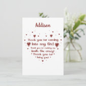 Merci pour me faire une carte de sourire (Debout devant)