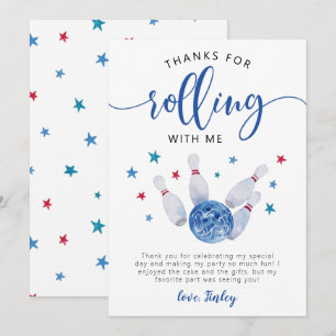 Merci pour mon anniversaire Bowling Blue d'avoir r