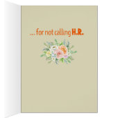 Merci pour ne pas appeler la carte de voeux amusan (Intérieur (Droit))