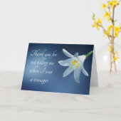 Merci Pour Ne Pas M'Avoir Tué Carte (Fleur jaune)