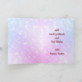 Merci pour prendre soin de ma carte de voeux maman (Intérieur)