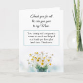 Merci pour prendre soin de ma carte d'infirmière m (Devant)