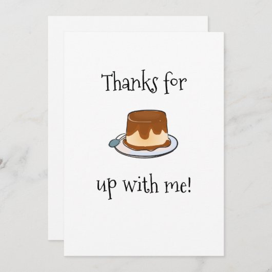 Merci pour PUDDING avec moi (Devant / Derrière)