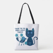 MERCI POUR SAC FOURRE-TOUT ENSEIGNANT (Dos)