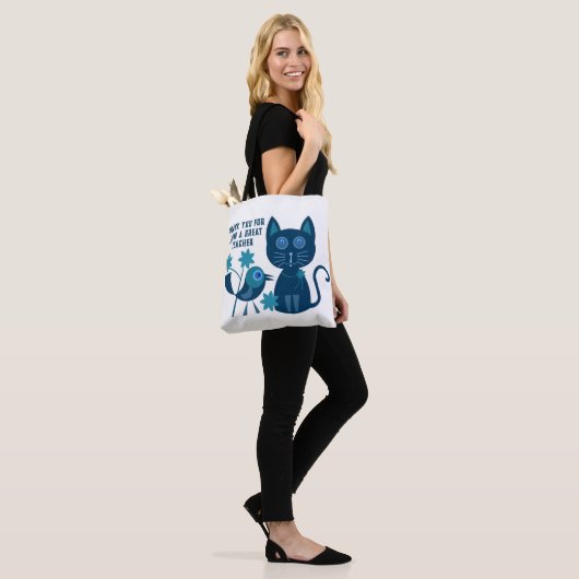 MERCI POUR SAC FOURRE-TOUT ENSEIGNANT (Sur le modèle)