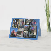 Merci pour Service American Flag Collage (Dos)