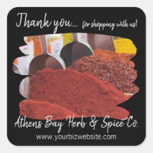 Merci pour Shopping avec nous Étiquette d'affaires