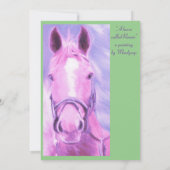 Merci pour s'occuper de ma carte à cheval (Dos)