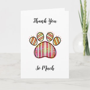 Merci Pour S'Occuper De Ma Carte Animale