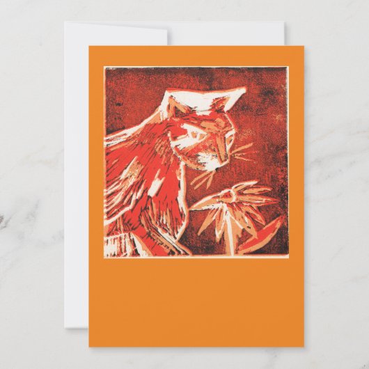 Merci pour s'occuper de ma carte de chat (Dos)