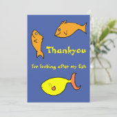 Merci pour s'occuper de ma carte de poisson (Debout devant)