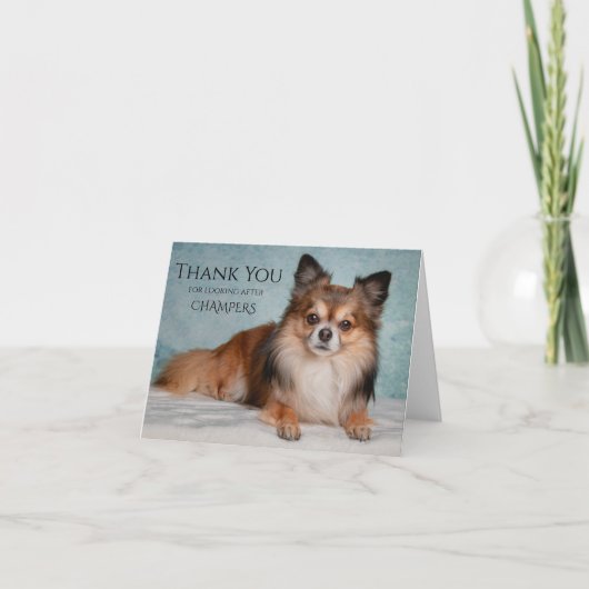 Merci Pour S'Occuper De Notre Animal (Devant)