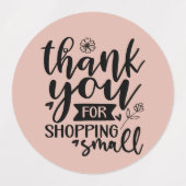 Merci pour Sticker Shopping (Design 2)