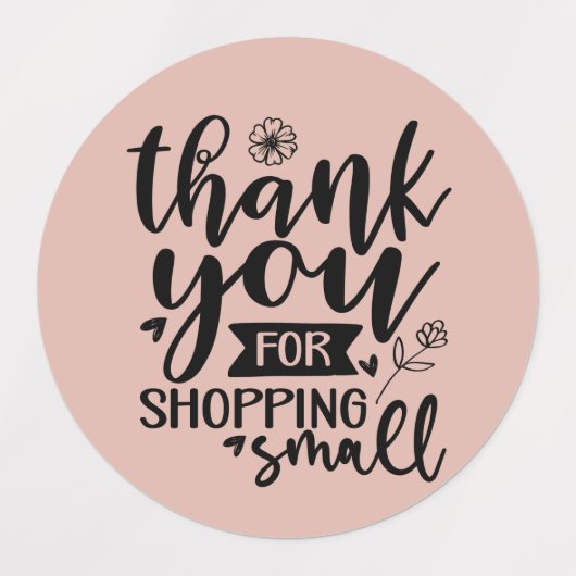 Merci pour Sticker Shopping (Design 2)
