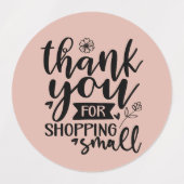 Merci pour Sticker Shopping (Design 1)