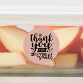 Merci pour Sticker Shopping (Apposé)