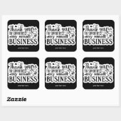 Merci pour support autocollant (Feuille)