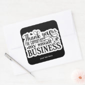 Merci pour support autocollant (Enveloppe)